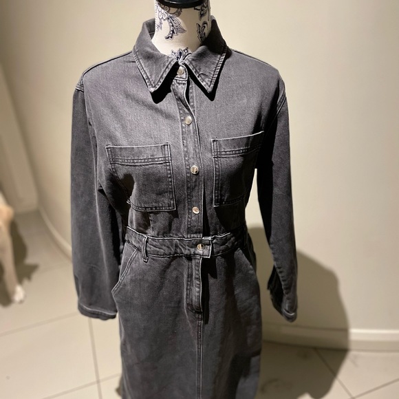 ASOS Maxi Jeans dress  AU 12 - Picture 2 of 5